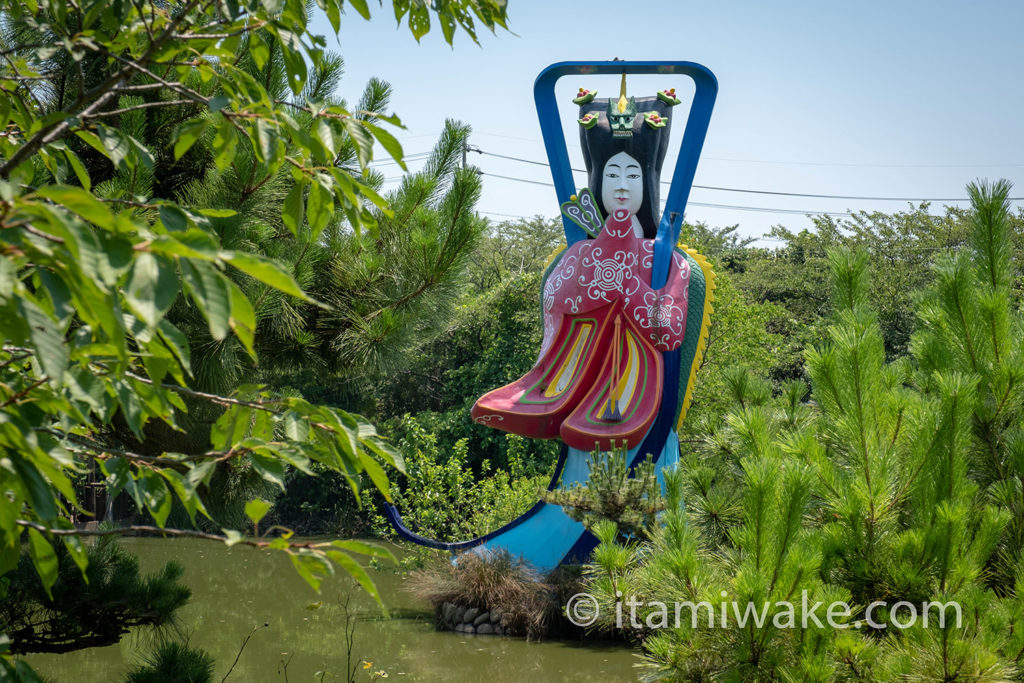世界一大きい乙姫像を見に、岐阜の乙姫公園へ！なぜ海なし県で浦島伝説の像があるのかを調べた
