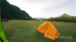 犬山市のキャンプ場「桃太郎公園」を紹介！珍スポットと隣り合う平日無料のキャンプ場