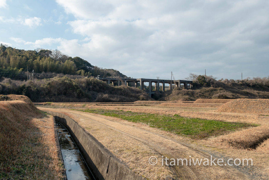 山口県の小野田立体交差（美祢・小野田連絡線跡地）を地味に見る