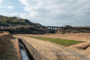 山口県の小野田立体交差（美祢・小野田連絡線跡地）を地味に見る