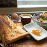 尾道のカフェ フルールで海を見ながらモーニングを食べる至福のひと時