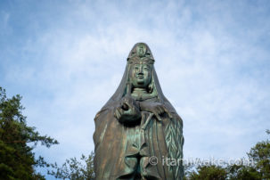 岐阜県恵那市の大滝観音へ。中部地方唯一の青銅製大観音…らしい