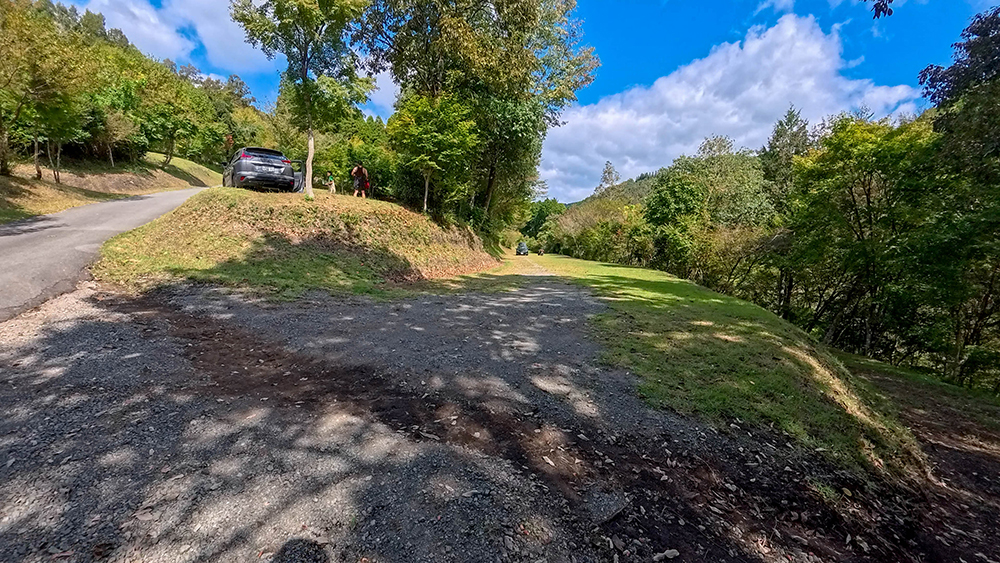 星空のキャンプサイト