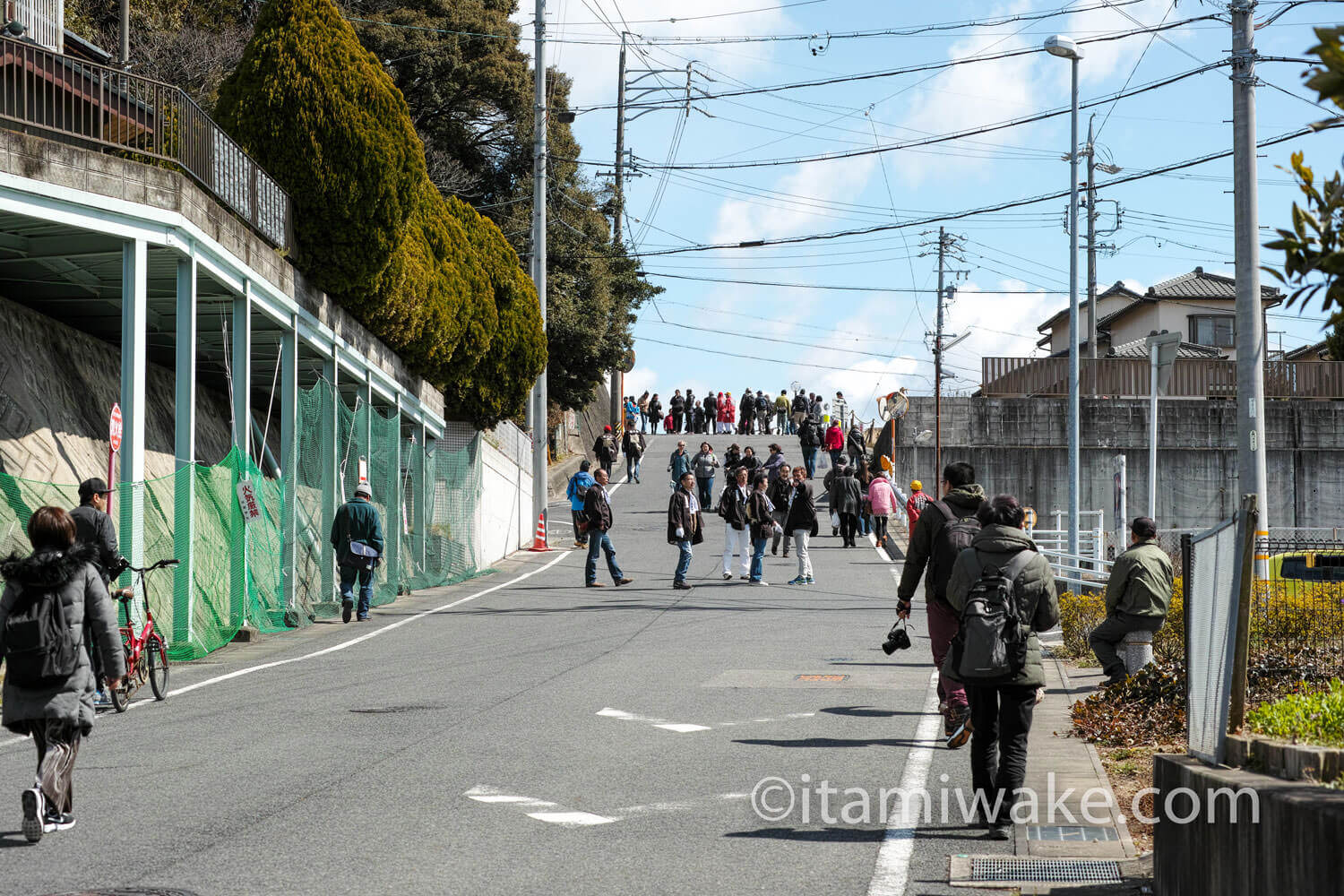 熊野神社への道