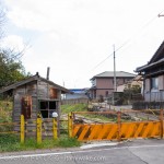 西濃鉄道昼飯線、廃線跡巡り。赤坂宿から美濃大久保駅のスイッチバックまで