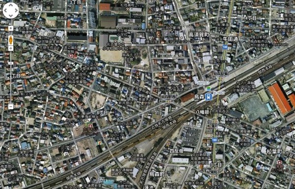 Googleマップがいつの間にか3Dっぽくなってた