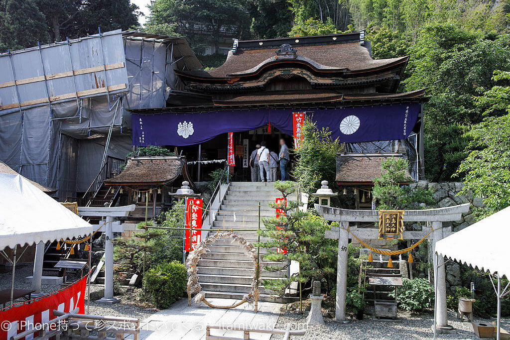 国宝の竹生島神社